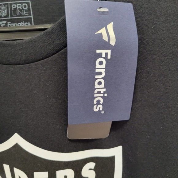 Las Vegas Raiders NFL Men's T Shirt Size S Black Cotton Crew Neck Football Tee - Picture 8 of 12